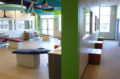 Open Bay and seating - Pediatric Dentist in West Des Moines, IA